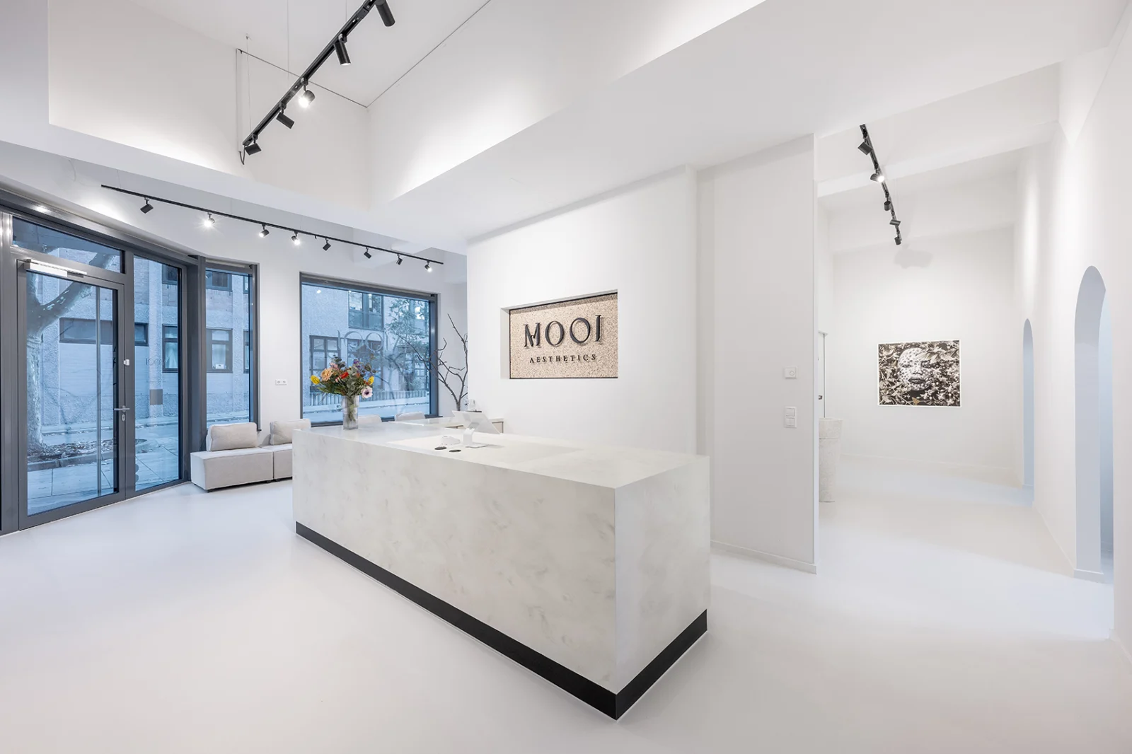 Detailaufnahme aus dem Studio von MOOI Aesthetics